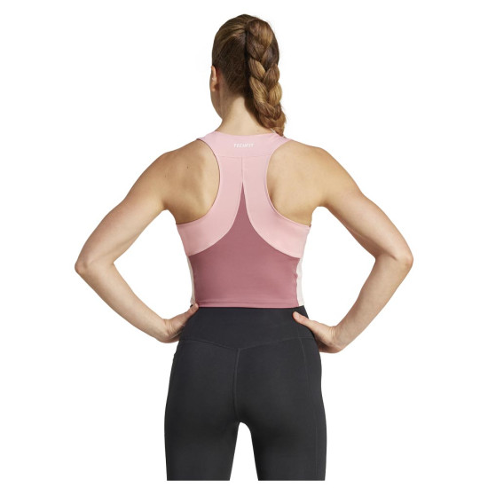 Adidas Γυναικεία αμάνικη μπλούζα Techfit Colorblock Tank Top